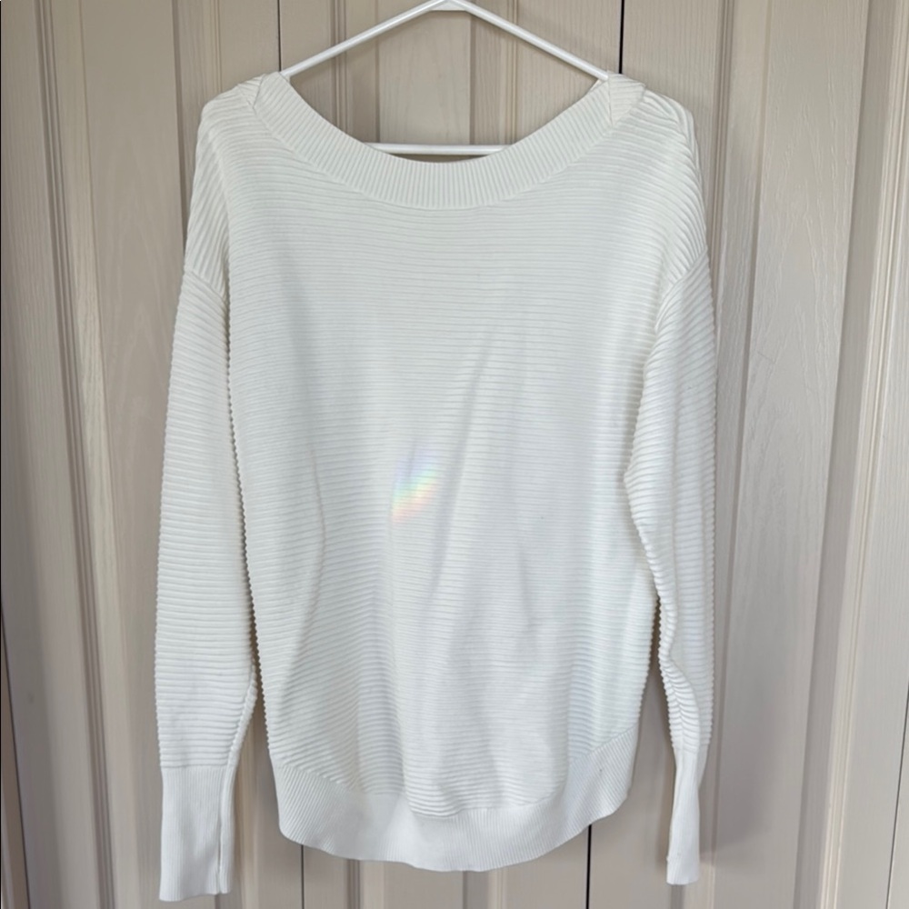 Elegant White Women's Sweater